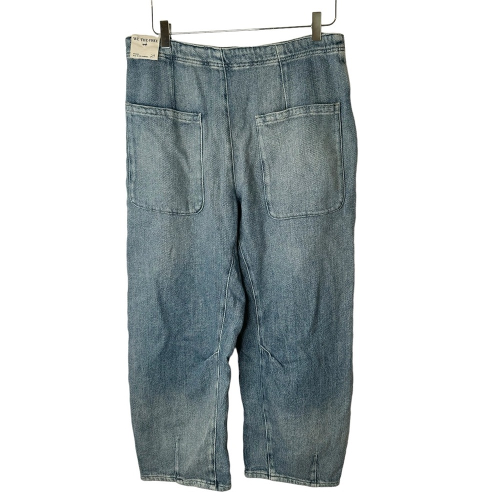 NWT We the free Free People Osaka mid rise barrel lightweight jean button fly 29 - Picture 10 of 14